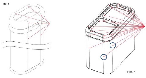 Court Interprets Purported Contour Lines in Design Patent Drawings
