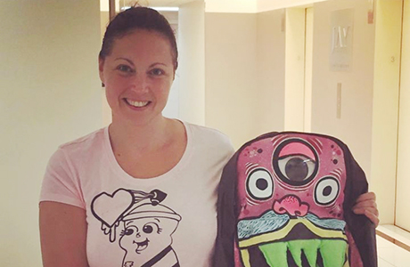 Shana Pederson showcases an incredible art auction donation from noted Long Island artist duo Jude and Val Lobasso.